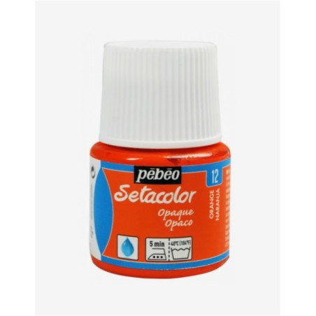 12 Arancione Setacolor Opaco - Pébéo