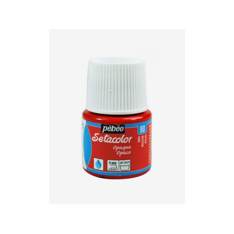 80 Rosso Setacolor Opaco - Pébéo