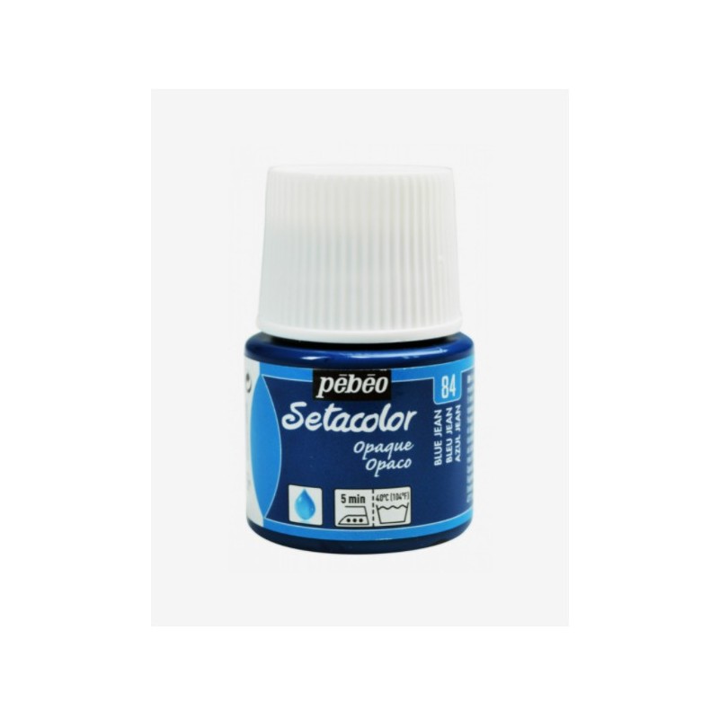 84 Bleu Jean Setacolor Opaco - Pébéo