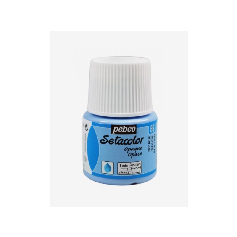 86 Blu Cielo Setacolor Opaco - Pébéo