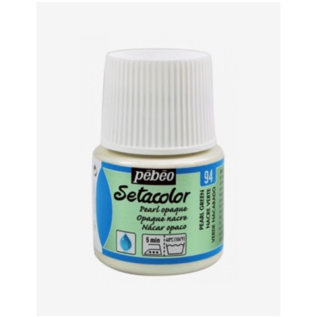 94 Madreperla Verde Setacolor Opaco - Pébéo