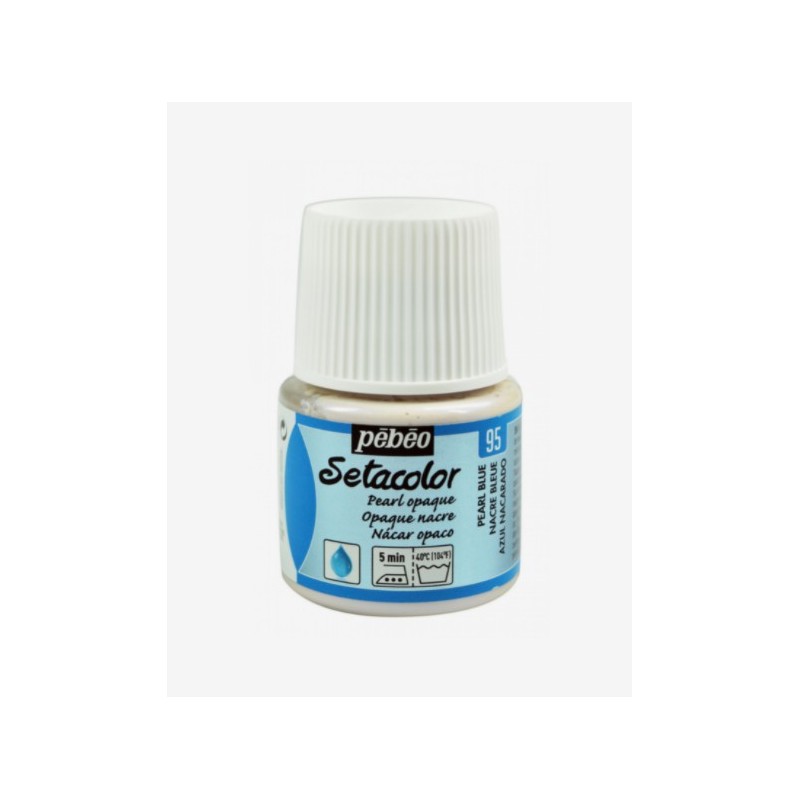95 Madreperla Blu Setacolor Opaco - Pébéo