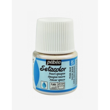 95 Madreperla Blu Setacolor Opaco - Pébéo