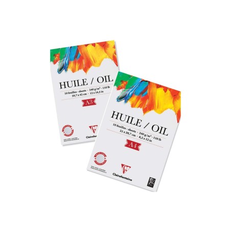 Huile 240g/mq 10 fogli - CLAIREFONTAINE