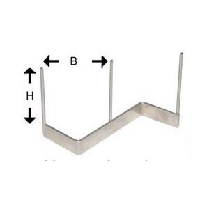 4.102b Supporto cottura cm.17,5 x 10 h - 1250 °C