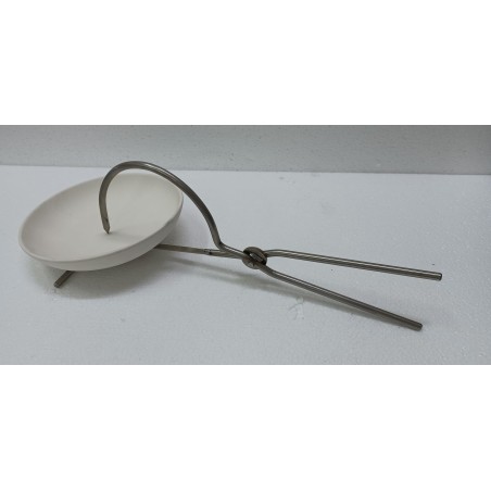 1.03 Pinza per piatti acciaio grande cm.40