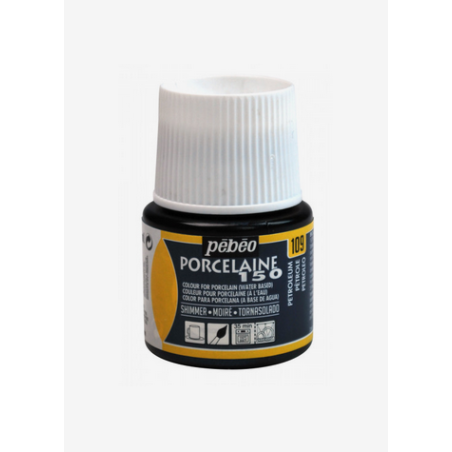 109 Petrolio moirè perlato - Porcelaine 150