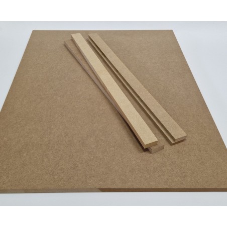Tavola 40x50 mdf Alta qualità con listelli per modellazione