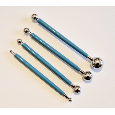 Set accessori metallo per modellazione cm.12,5