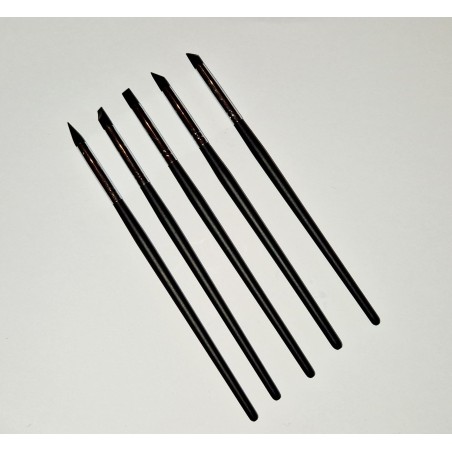 JF281N Set pennelli gomma morbida 5 pz