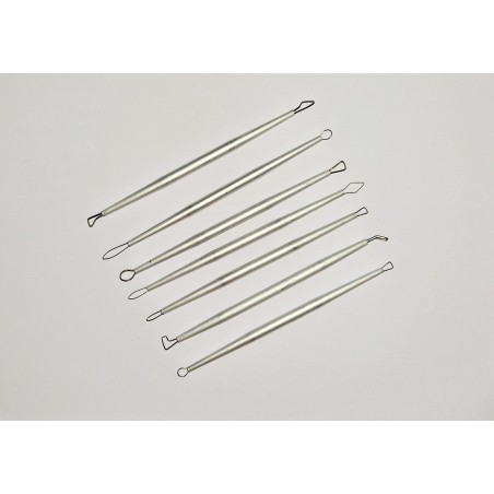 jf031 Set 7 Mini Mirette metallo per rifiniture cm.13