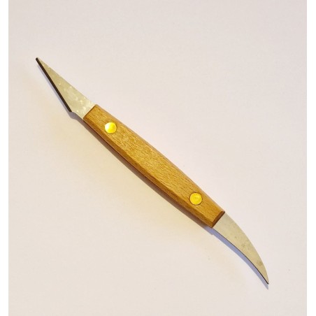 JF014 Coltello doppio manico legno