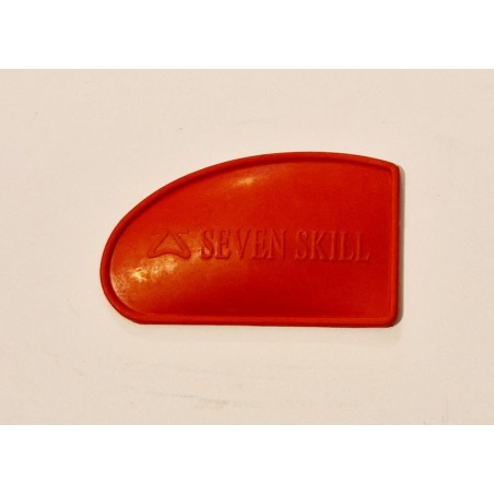 BZ2402-6 Spatola gomma rossa - cm.6.3*3,5