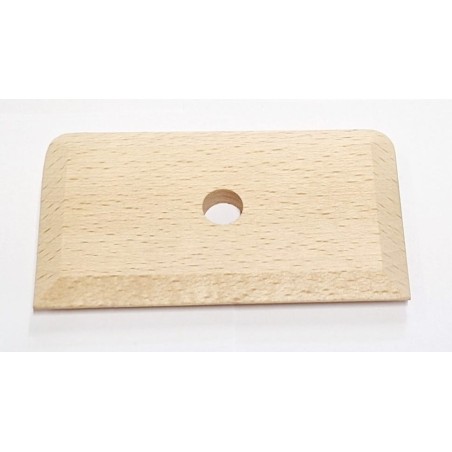 JK61 Spatola legno sfaccettata cm.10,5x6