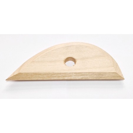 JK62 Spatola legno sfaccettata cm.12x5