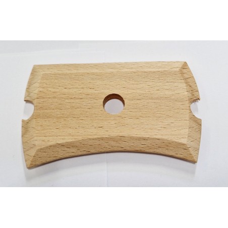 JK63 Spatola legno sfaccettata cm.10x6