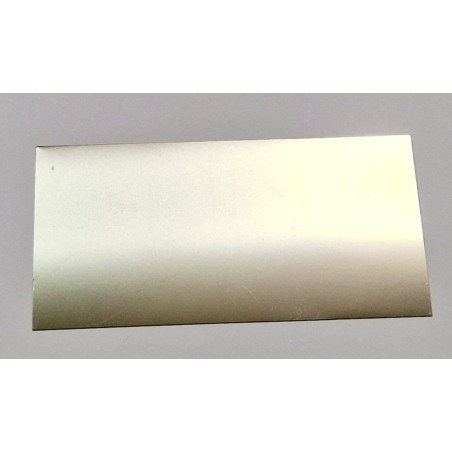 Spatola metallo rett cm.5x10