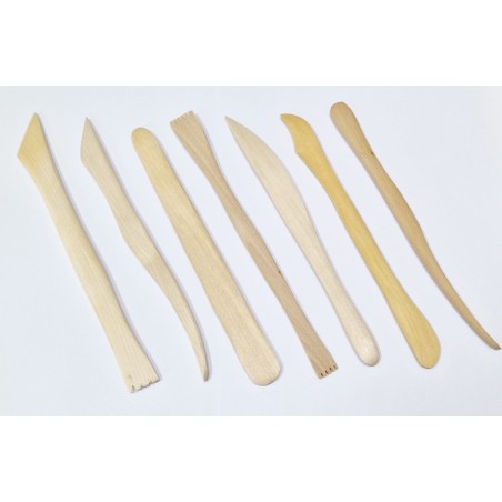 Apa1 Set 7 stecche in legno cm.20