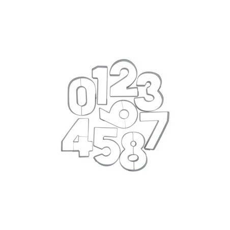 STD113299 Set numeri 9 pezzi - 6,5cm