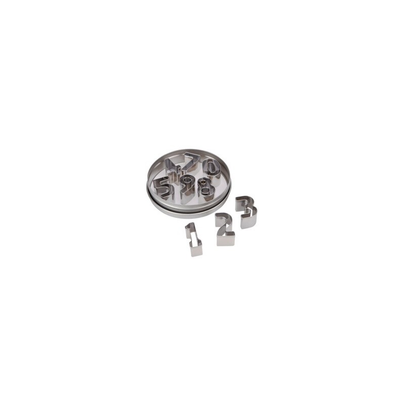MISSKUTY Set 8 Fustelle In Acciaio Zag Cerchi Diametri Da 17 Mm A 74 Mm - Per Taglio Carta, Cartone E Gomma EVA
