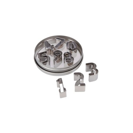 STD58914 fustelle set numeri, 6,5cm