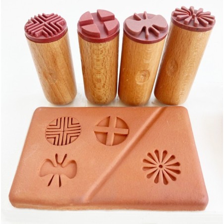 JK17996 set 4pz utensili per impressioni