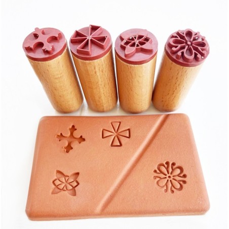 JK17997 set 4pz utensili per impressioni