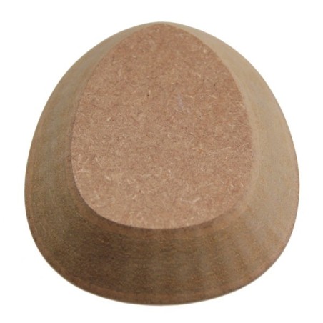 JK57640 Sagoma 100x130 mm in MDF per modanatura "ovalizzata"