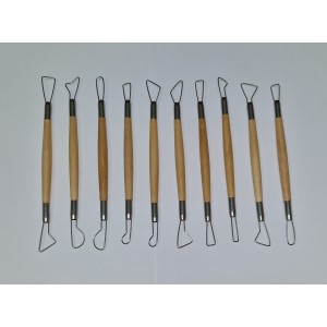 MIR1 Set 10 mirette modellazione cm.17 filo tondo