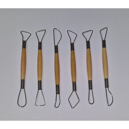 JF Set 6 mirette modellazione cm.18 filo tondo