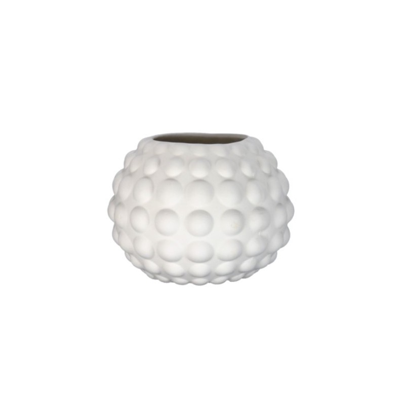 K1191 Vaso con rilievi cm.18