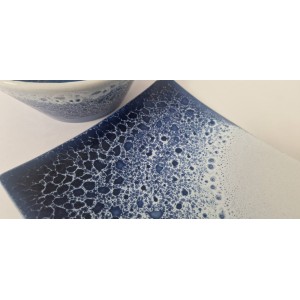 Slm7273 Smalto blu screziato