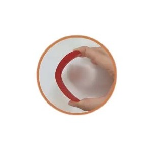 TWP17-AR Spatola gomma morbida cm.7x4