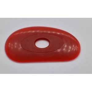 TWP17-CR Spatola gomma morbida cm.10,5x5