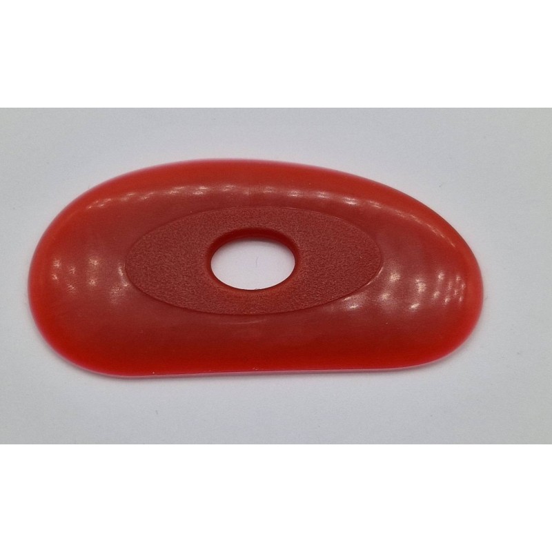 TWP17-CR Spatola gomma morbida cm.10,5x5