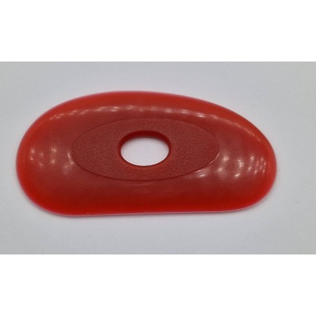 TWP17-CR Spatola gomma morbida cm.10,5x5
