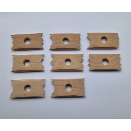 TWC17 Set 8 Spatole legno cm.8