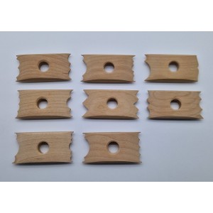 TWC17 Set 8 Spatole legno cm.8