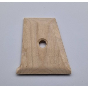 TWC17-21 Spatola legno per creare basi oggetti cm.9x8