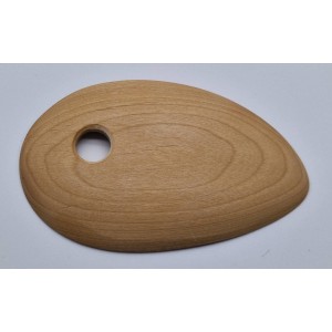 TWRA3 Spatola speciale concava legno cm.13,5x8,5