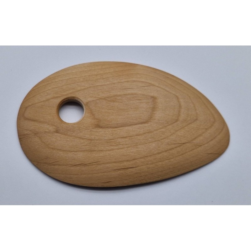 TWRA2 Spatola speciale concava legno cm.13,5x8,5