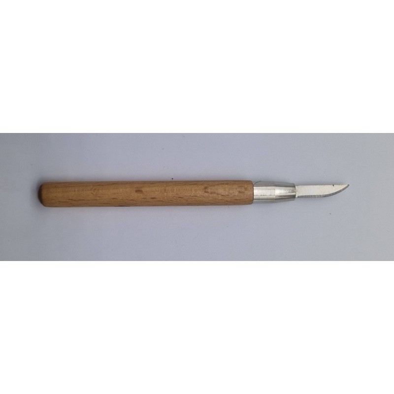 TWT39 Coltello manico legno cm.12,5