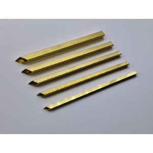 TWC-41D set Forargilla romboidali cm.12 - 5 pz (fori da 4.2 a 8.2 mm)