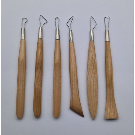 TWC30a Set 6 stecche-mirette filo tondo  cm.16