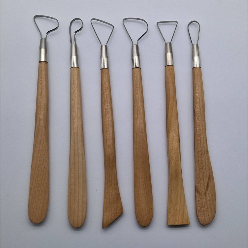 TWC29b Set 6 stecche-mirette filo tagliente  cm.20