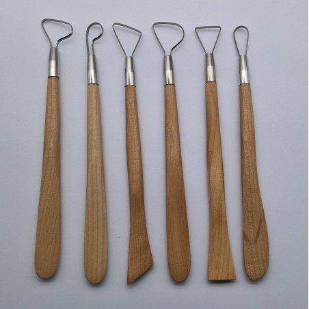 TWC29b Set 6 stecche-mirette filo tagliente  cm.20