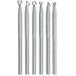 BZ2034A (2.146) Serie 6 mirette metallo cm.13