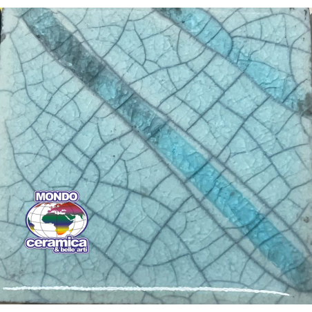 CLVP3295 Vernice o cristallina lucida apiombica acqua marina tenue