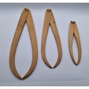 TWC70-5 Compasso in legno cm.25