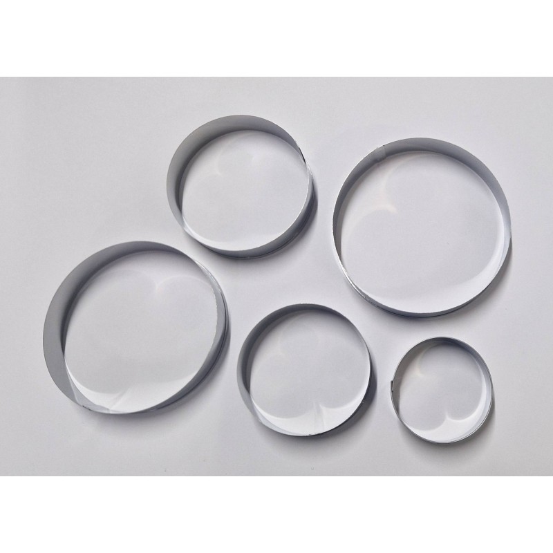 TWpcs14 set 5pz fustelle tonde per argilla